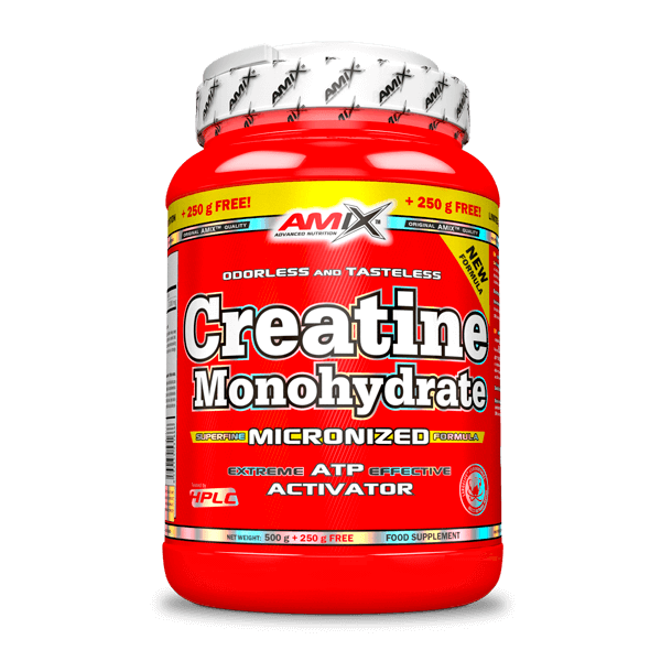 AMIX CREATINE MONOHYDRATECREATINA MONOHIDRATO MICRONIZADA - 500G + 250G GRATIS