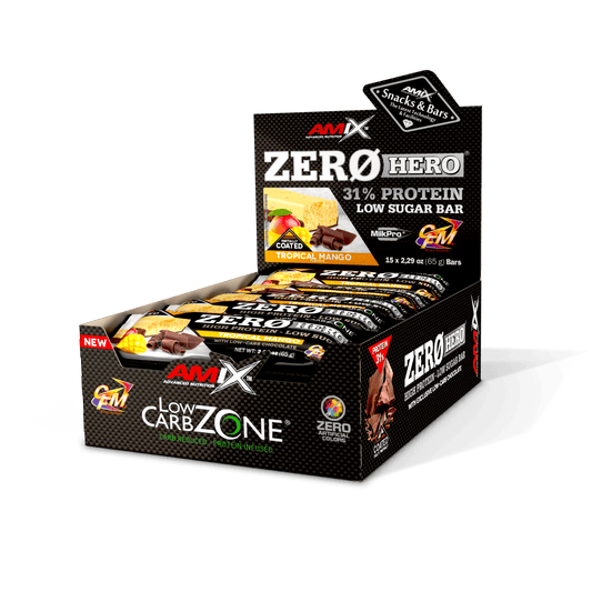 AMIX ZERO HERO PROTEIN BAR 15*65 GR