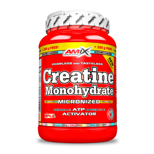 AMIX CREATINE MONOHYDRATECREATINA MONOHIDRATO MICRONIZADA - 500G + 250G GRATIS