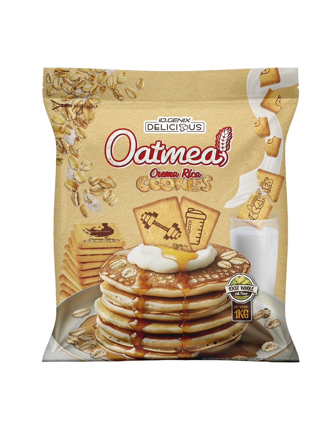 IO.GENIX DELICIOUS OATMEAL 1 KG