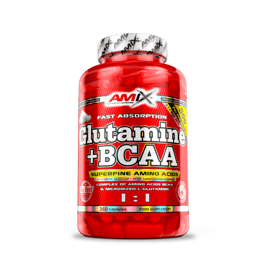 AMIX GLUTAMINA+BCAA 360 CAPS